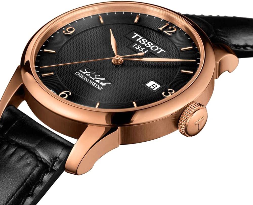 Tissot Le Locle Chronometer Black Dial Black Leather Strap Watch For Men - T006.408.36.057.00 Buy Now By Tissot