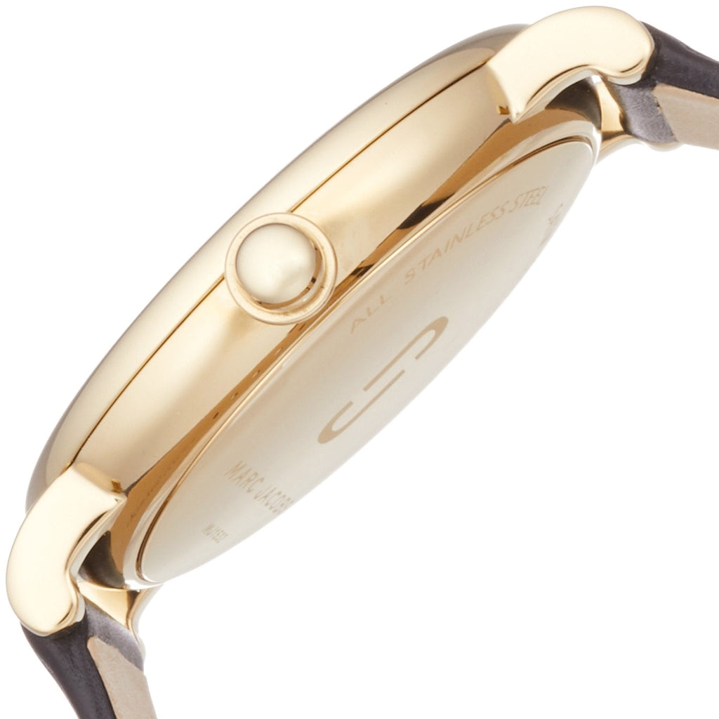 Marc Jacobs Roxy White Dial Black Leather Strap Watch for Women - MJ1532 Buy Now By Marc Jacobs