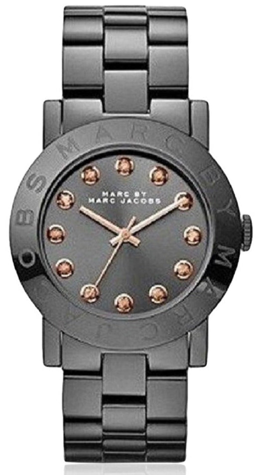 Marc Jacobs Rock Crystal Grey Dial Grey Steel Strap Watch for Women - MBM8596 Buy Now By Marc Jacobs