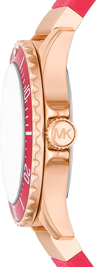Michael Kors Everest Analog Rose Gold Dial Pink Silicone Strap Watch For Women - MK7359 Buy Now By Michael Kors