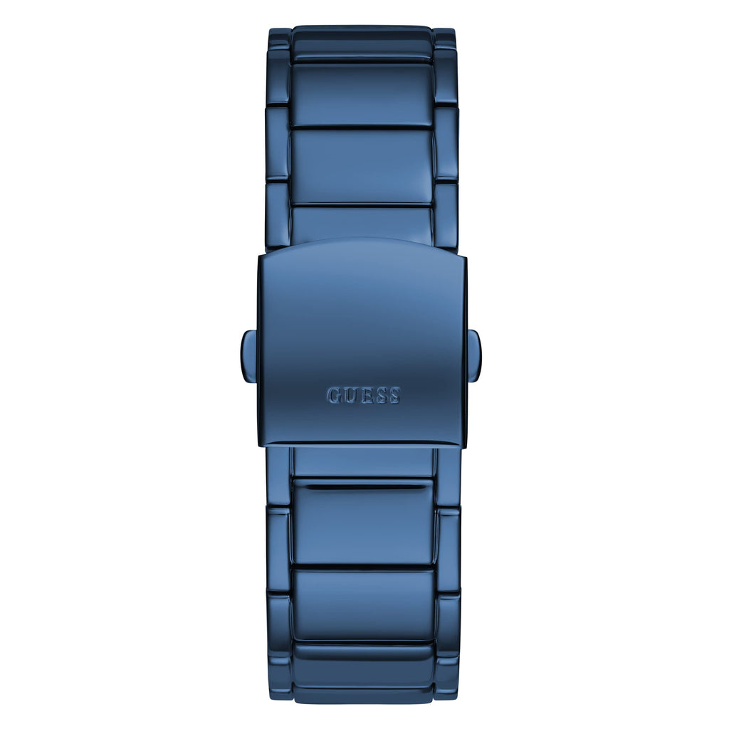 Guess Phoenix Blue Dial Blue Steel Strap Watch for Men - GW0387G4 Buy Now By Guess