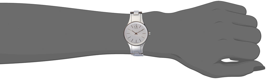 Calvin Klein Simplicity White Dial Silver Steel Strap Watch for Women - K4323126 Buy Now By Calvin Klein