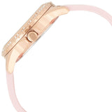 Guess Sparkling Diamonds Pink Dial Pink Rubber Strap Watch for Women - W0032L9 Buy Now By Guess