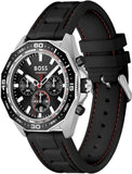 Hugo Boss Energy Chronograph Black Dial Black Silicon Strap Watch For Men - 1513969 Buy Now By Hugo Boss