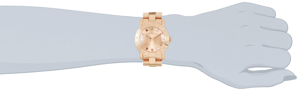Marc Jacobs Blade Rose Gold Dial Rose Gold Steel Strap Watch for Women - MBM3142 Buy Now By Marc Jacobs