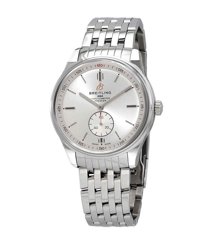 Breitling Premier Automatic 40mm Stainless Steel Silver Dial Mens Watch - A37340351G1A1 Buy Now By Breitling