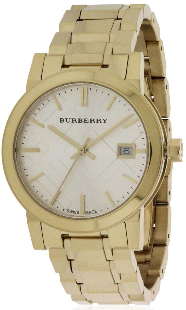 Burberry The City White Dial Gold Steel Strap Watch for Women - BU9103 Buy Now By Burberry