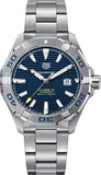 Tag Heuer Aquaracer Calibre 5 Automatic Blue Dial Silver Steel Strap Watch for Men - WAY2012.BA0927 Buy Now By Tag Heuer