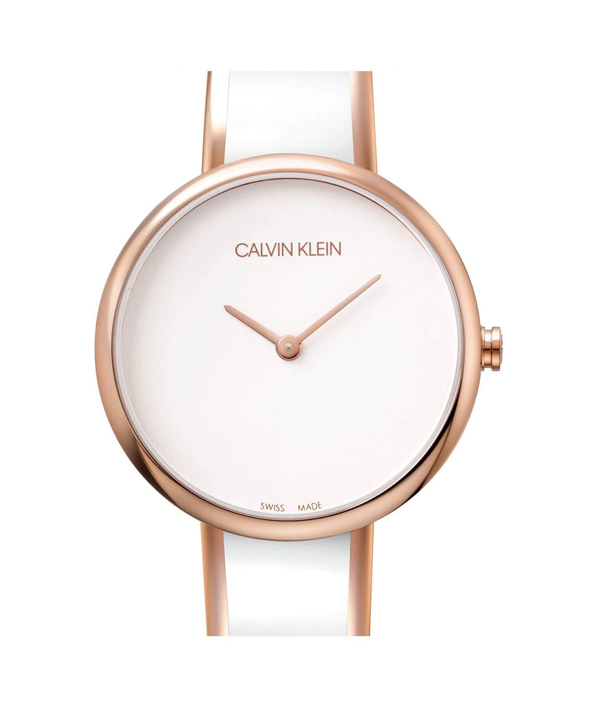 Calvin Klein Seduce White Dial Two Tone Steel Strap Watch for Women - K4E2N616 Buy Now By Calvin Klein