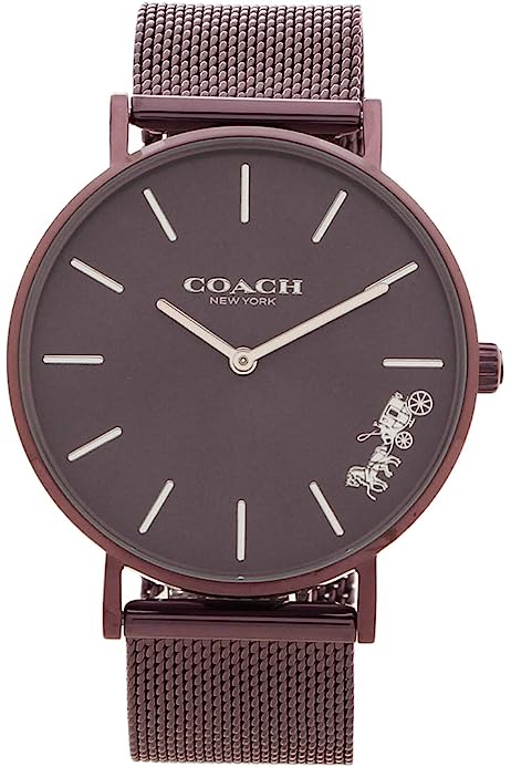 Coach Perry Purple Dial Purple Mesh Bracelet Watch for Women - 14503484 Buy Now By Coach