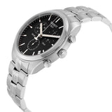 Tissot T Classic PR 100 Chronograph Black Dial Silver Steel Strap Watch for Men - T101.417.11.051.00 Buy Now By Tissot
