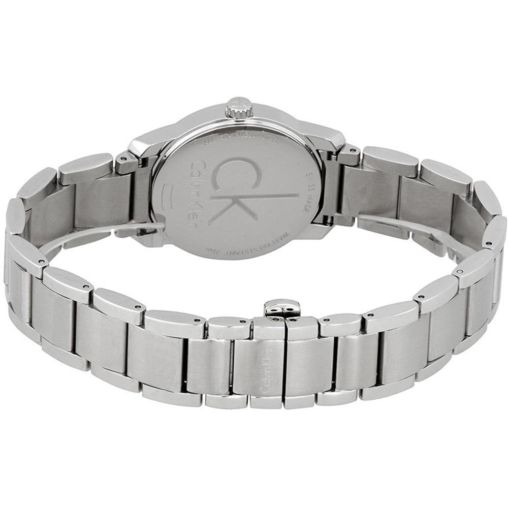 Calvin Klein City Mother of Pearl Blue Dial Silver Steel Strap Watch for Women - K2G2314X Buy Now By Calvin Klein
