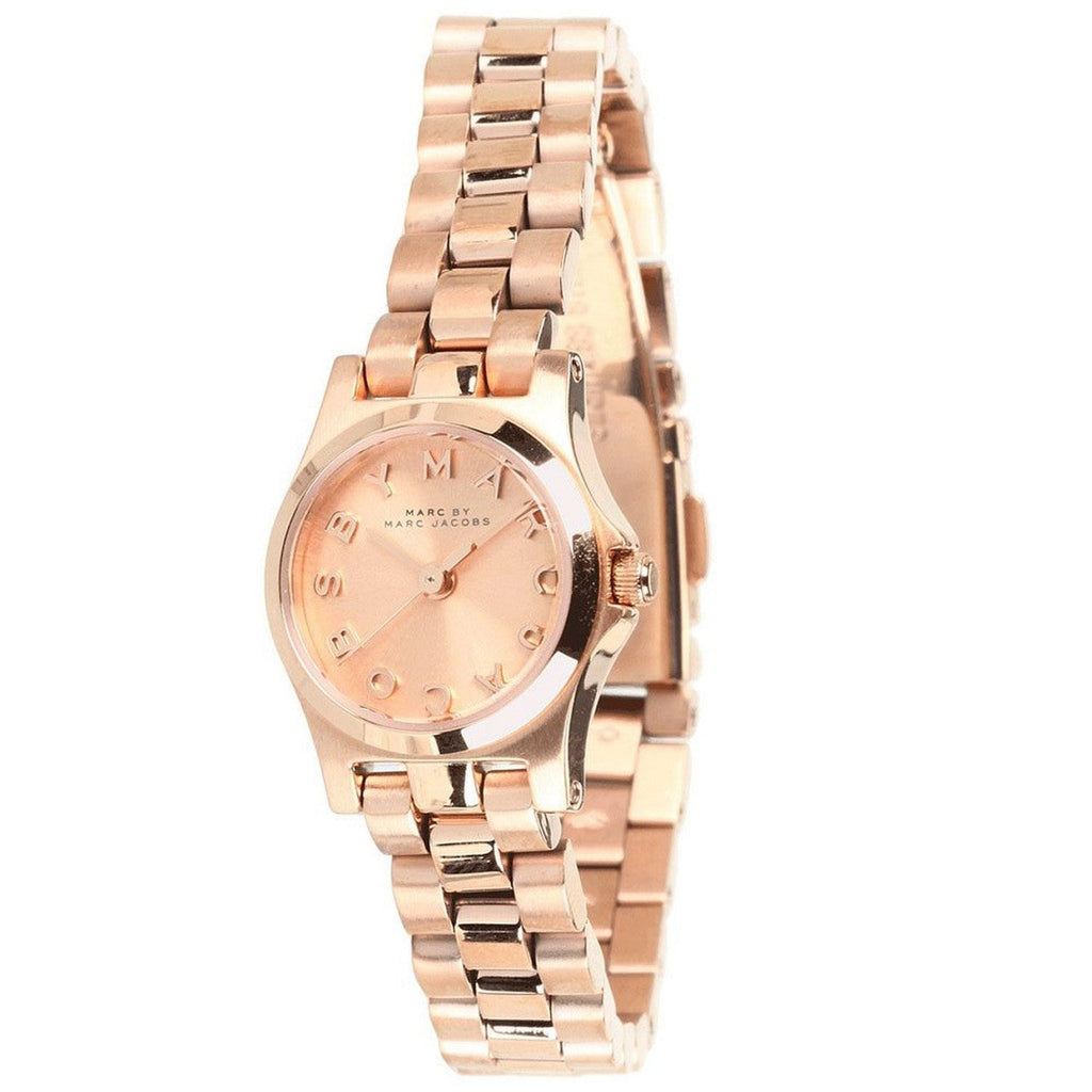 Marc Jacobs Dinky Rose Gold Dial Rose Gold Steel Strap Watch for Women - MBM3200 Buy Now By Marc Jacobs