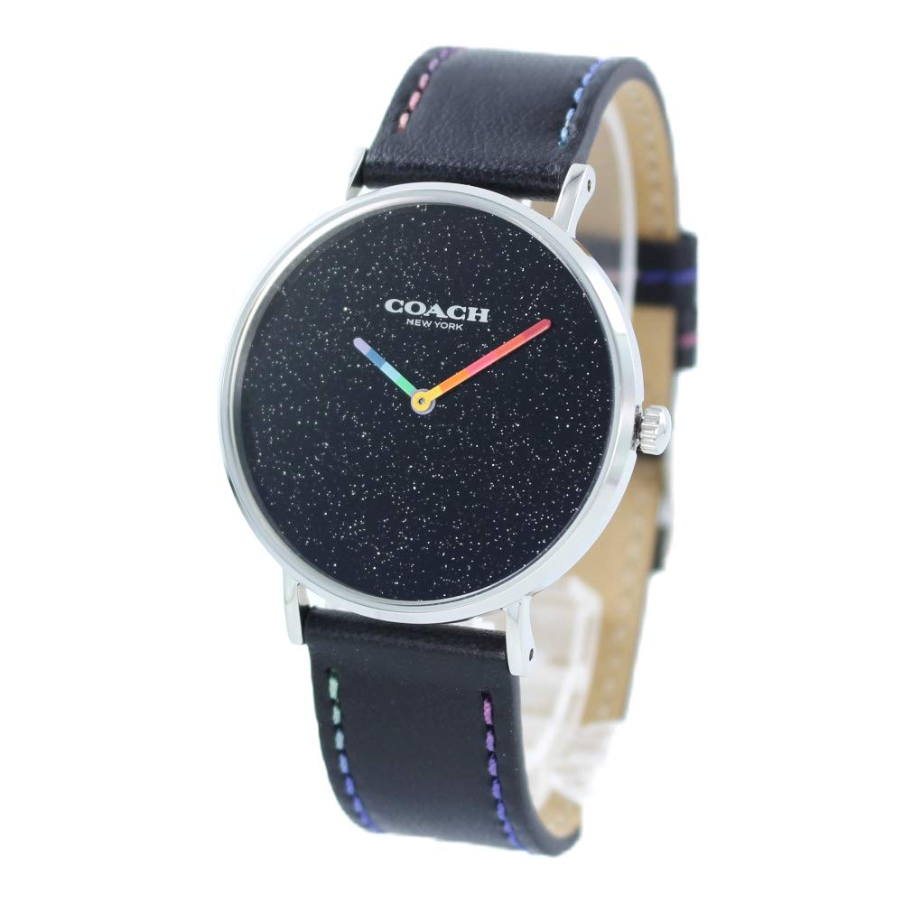 Coach Perry Black Dial Black Leather Strap Watch for Women - 14503033 Buy Now By Coach