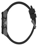 Guess Momentum Black Dial Black Rubber Strap Watch for Men - GW0263G4 Buy Now By Guess