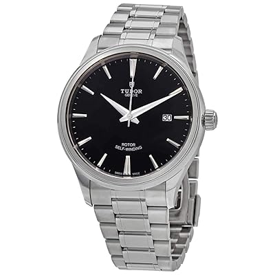 Tudor Style Automatic Black Dial Silver Steel Strap Watch for Men - M12710-0003 Buy Now By Tudor