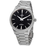 Tudor Style Automatic Black Dial Silver Steel Strap Watch for Men - M12710-0003 Buy Now By Tudor