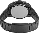 Fossil Bronson Chronograph Black Dial Black Steel Strap Watch for Men - FS5853 Buy Now By Fossil