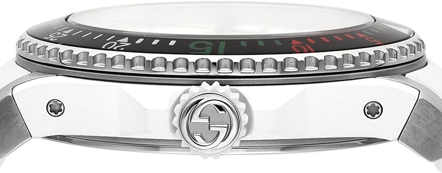 Gucci Dive Tiger White Dial White Rubber Strap Watch For Men - YA136329 Buy Now By Gucci