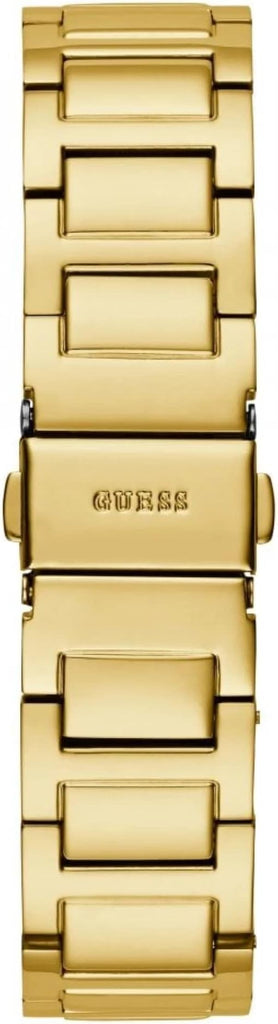 Guess Deco Quartz Crystals Gold Dial Gold Steel Strap Watch For Women - GW0472L2 Buy Now By Guess