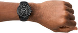 Emporio Armani Mario Chronograph Quartz Black Dial Black Nylon Strap Watch For Men - AR11453 Buy Now By Emporio Armani