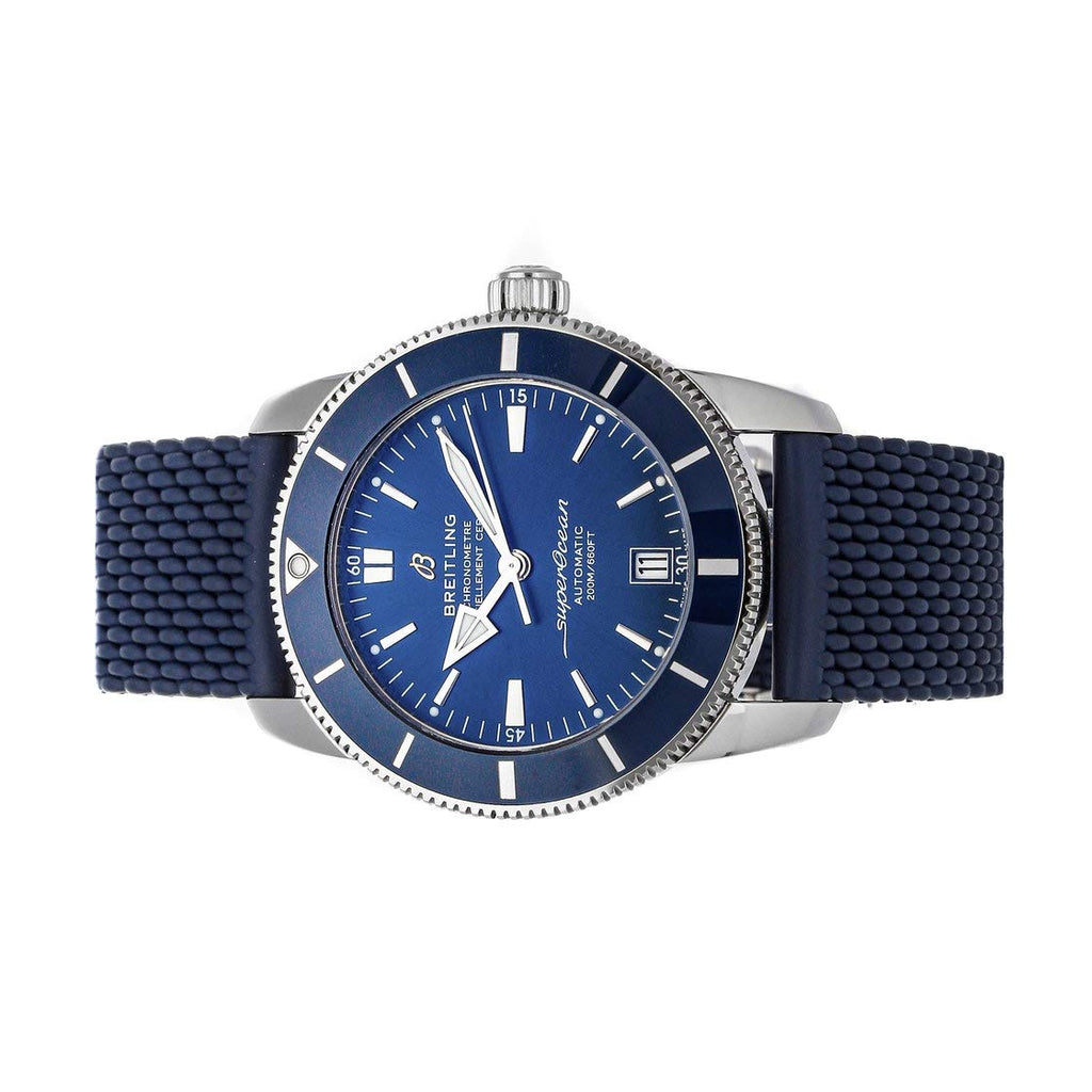 Breitling Superocean Heritage B20 Automatic 42 Blue Dial Blue Mesh Bracelet Watch for Men - AB2010161C1S1 Buy Now By Breitling