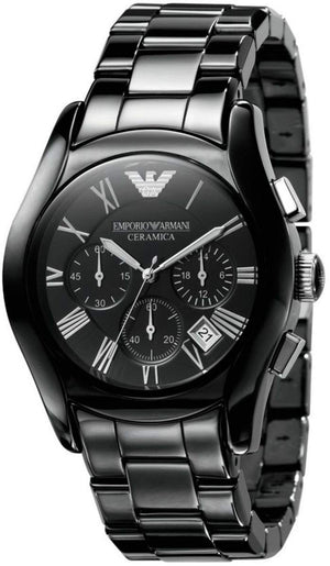 Emporio Armani Black Ceramic Dial Ceramic Strap Watch For Women - AR1401 Buy Now By Emporio Armani