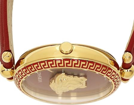 Versace Palazzo Empire Red Dial Red Leather Strap Watch for Women - VCO120017 Buy Now By Versace