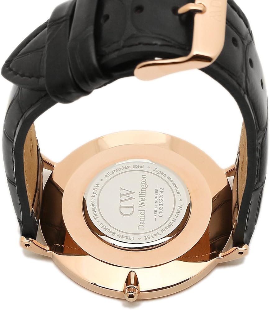 Daniel Wellington Classic Reading White Dial Black Leather Strap Watch For Men - DW00100014 Buy Now By Daniel Wellington