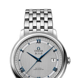 Omega De Ville Prestige Co-Axial Rhodium Silver Dial Silver Steel Strap Watch for Men - 424.10.40.20.02.001 Buy Now By Omega