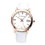 Burberry The City White Dial White Leather Strap Watch for Women - BU9012 Buy Now By Burberry