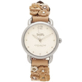 Coach Perry White Dial Brown Floral Leather Strap Watch for Women - 14502873 Buy Now By Coach