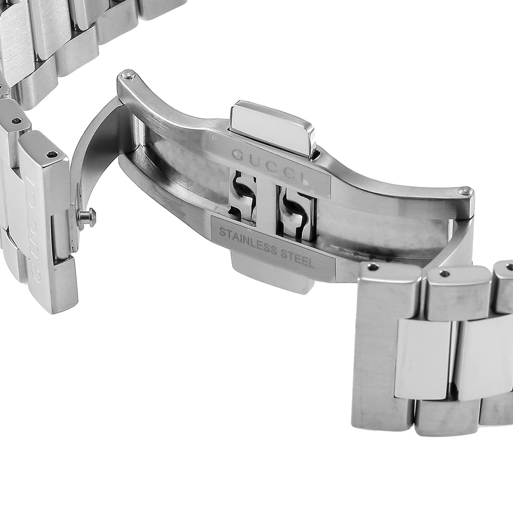 Gucci G Timeless White Dial Silver Steel Strap Watch For Women - YA1264028A Buy Now By Gucci