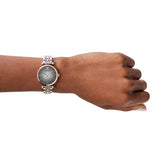 Emporio Armani Gianni T Bar Grey Dial Two Tone Stainless Steel Watch For Women - AR1725 Buy Now By Emporio Armani