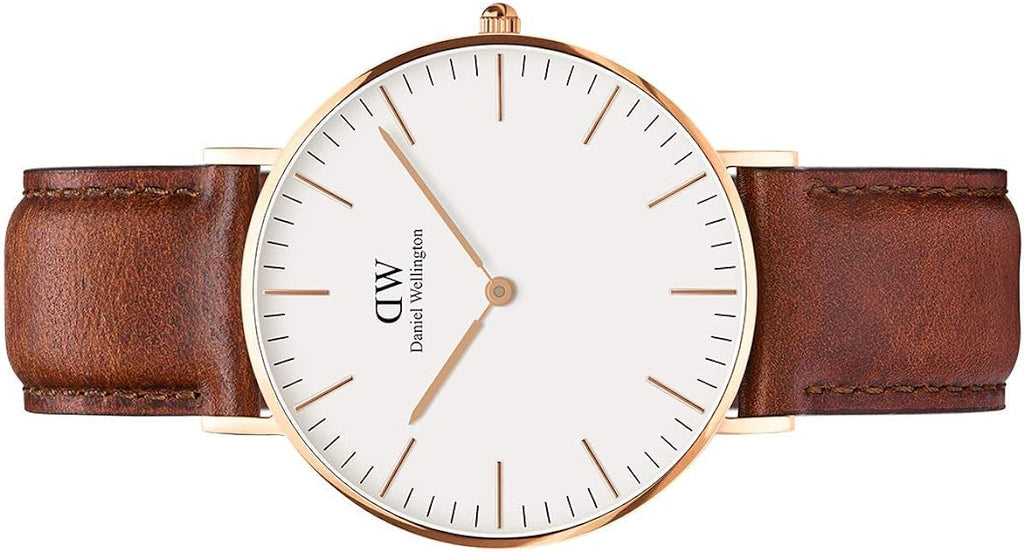 Daniel Wellington Classic St. Mawes White Dial Brown Leather Strap Watch for Men - DW00100035 Buy Now By Daniel Wellington