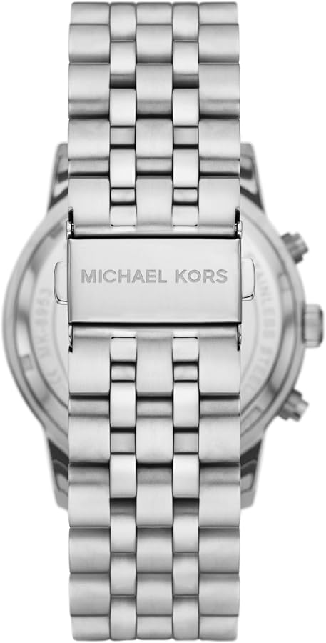 Michael Kors Hutton Chronograph Blue Dial Blue Steel Strap Watch For Men - MK8952 Buy Now By Michael Kors