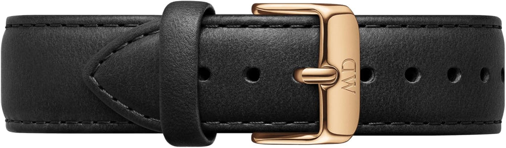 Daniel Wellington Iconic Chronograph Sheffield White Dial Black Leather Strap Watch For Men - DW00100646 Buy Now By Daniel Wellington