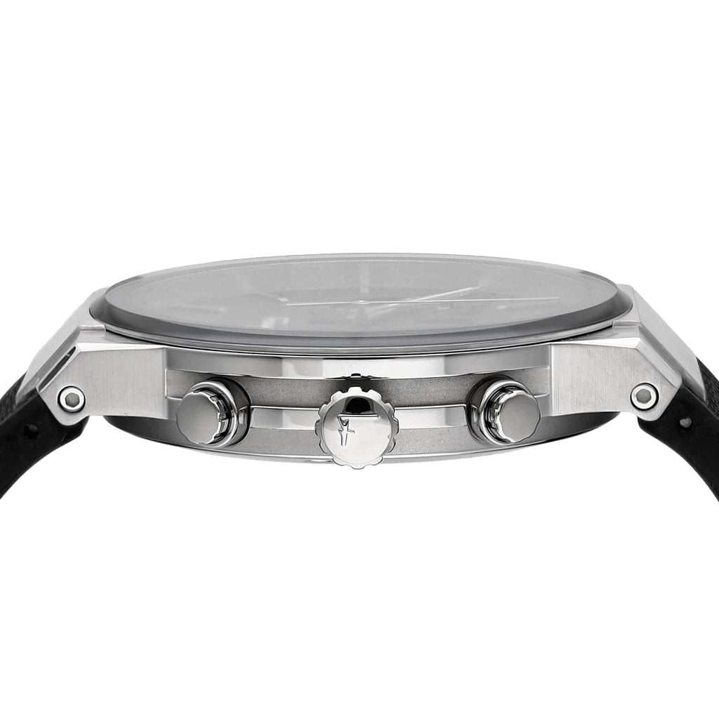 Salvatore Ferragamo Sapphire Chrono Black Dial Black Silicone Strap Watch for Men - SFME00121 Buy Now By Salvatore Ferragamo