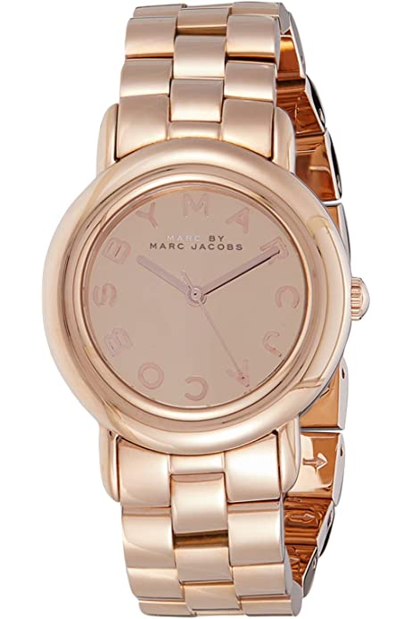 Marc Jacobs Marci Rose Gold Dial Rose Gold Steel Strap Watch for Women - MBM3175 Buy Now By Marc Jacobs
