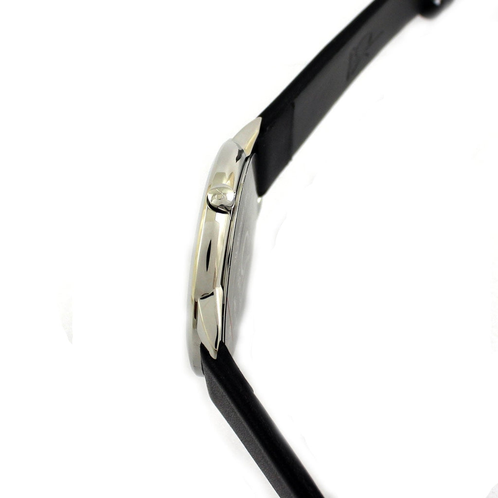 Calvin Klein Minimal Black Dial Black Leather Strap Watch for Men - K3M221CS Buy Now By Calvin Klein