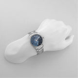 Gucci G Timeless Diamonds Mother of Pearl Blue Dial Silver Steel Strap Unisex Watch - YA126458 Buy Now By Gucci