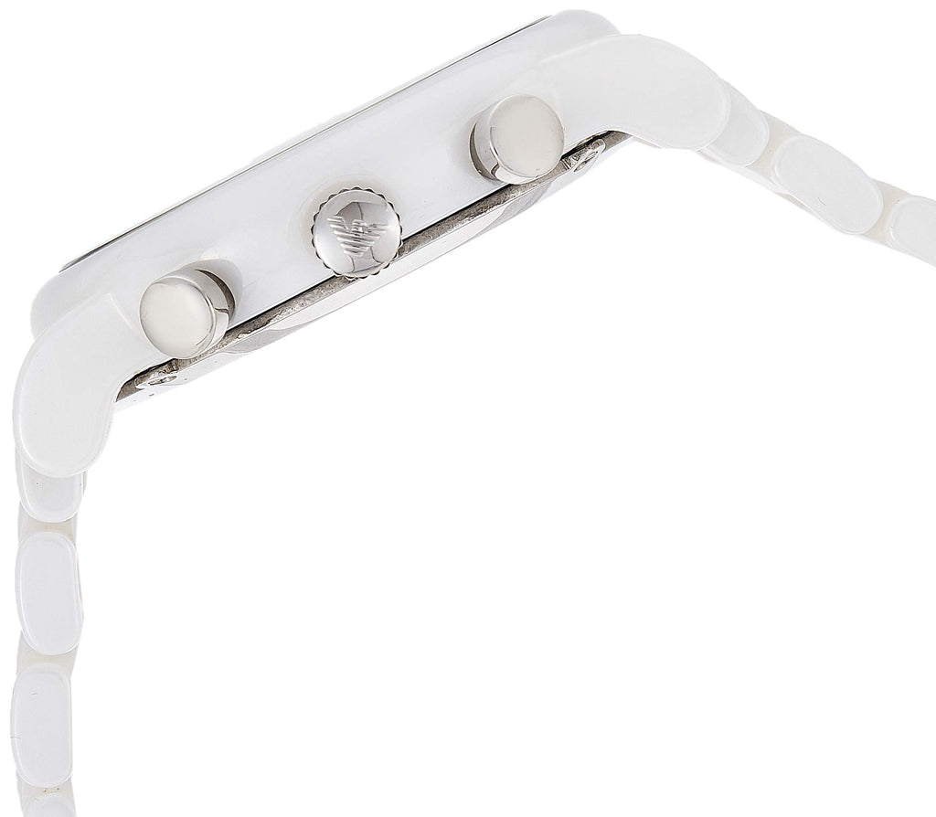 Emporio Armani Luigi Chronograph Ceramic White Dial White Ceramic Strap Watch For Men - AR1499 Buy Now By Emporio Armani