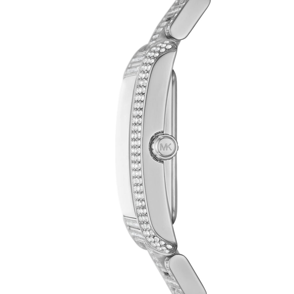 Michael Kors Emery Analog Crystals Silver Dial Silver Steel Strap Watch for Women - MK4648 Buy Now By Michael Kors