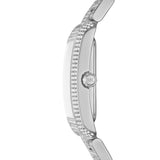 Michael Kors Emery Analog Crystals Silver Dial Silver Steel Strap Watch for Women - MK4648 Buy Now By Michael Kors