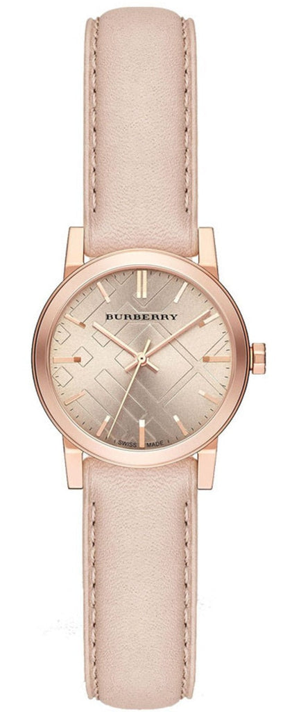 Burberry The City Gold Dial Beige Leather Strap Watch for Women - BU9210 Buy Now By Burberry