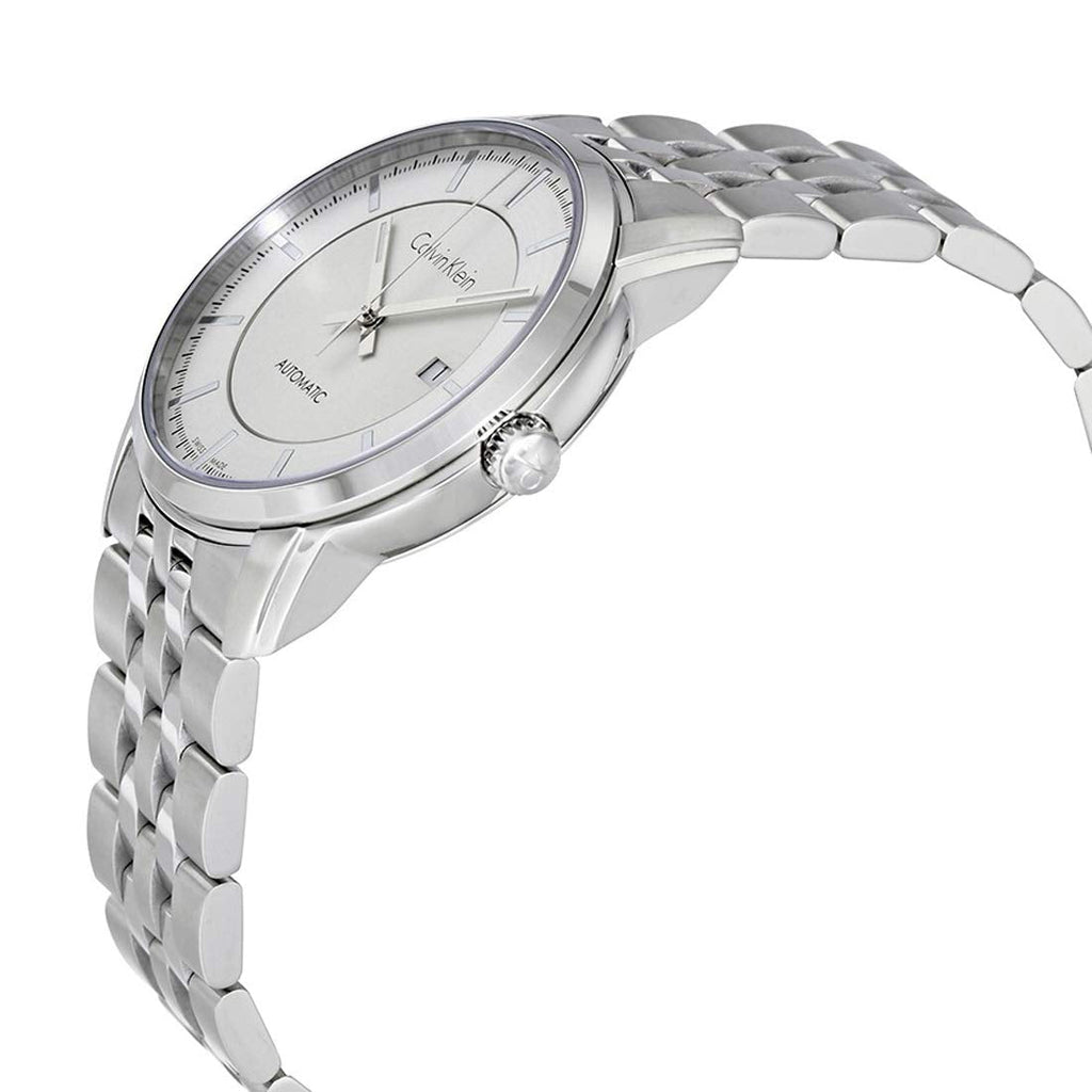 Calvin Klein Infinity Automatic Silver Dial Silver Steel Strap Watch for Men - K5S34146 Buy Now By Calvin Klein