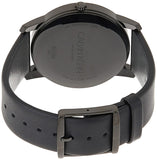 Calvin Klein City Quartz Black Dial Black Leather Strap Watch for Men - K2G2G4C1 Buy Now By Calvin Klein