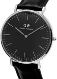 Daniel Wellington Classic Petite Reading Black Dial Black Leather Strap Watch For Women - DW00100235 Buy Now By Daniel Wellington