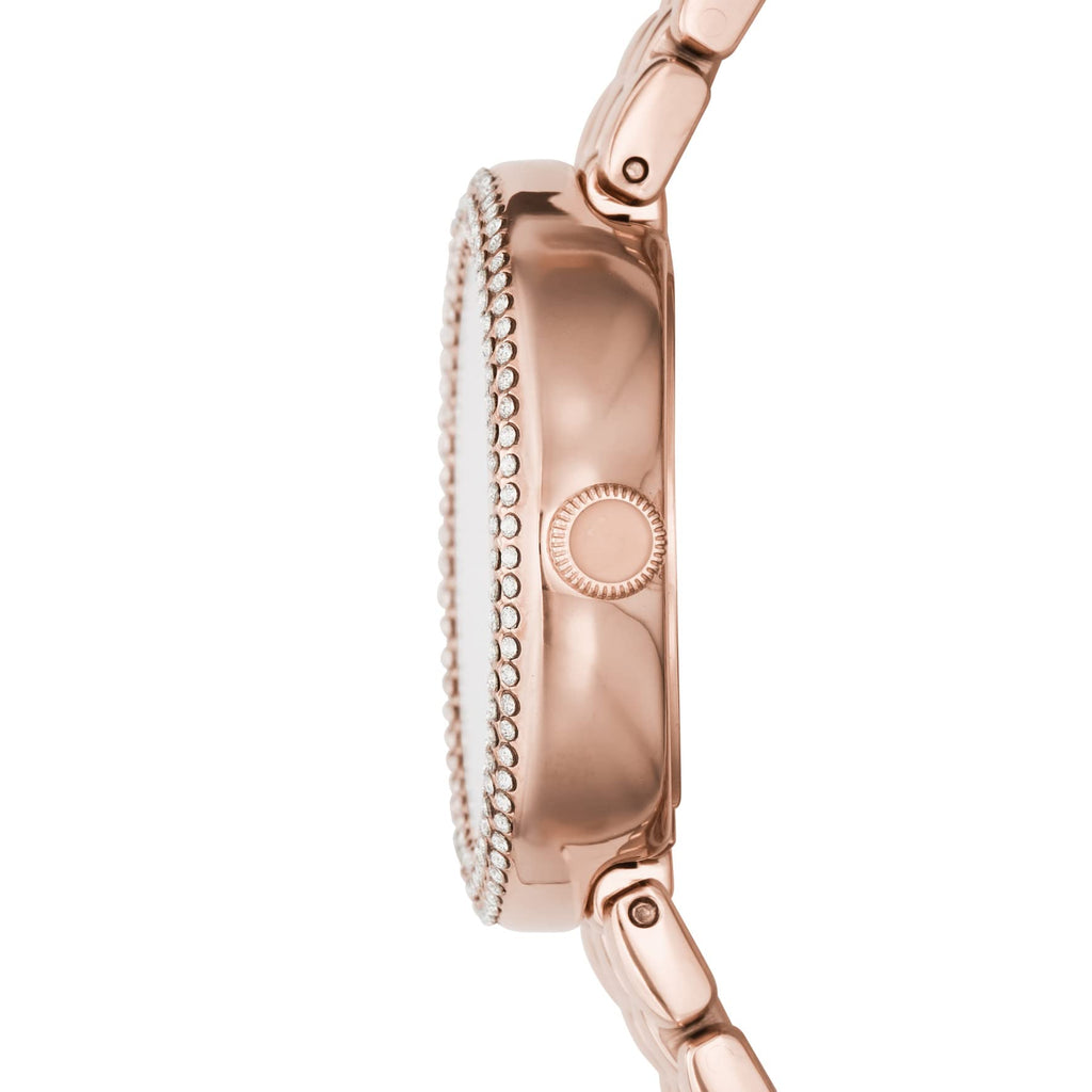 Emporio Armani Rosa Quartz Mother of Pearl White Dial Rose Gold Steel Strap Watch For Women - AR11355 Buy Now By Emporio Armani