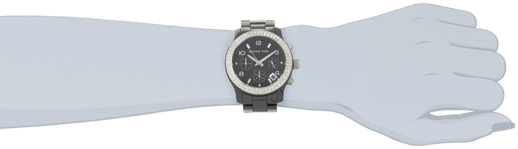 Michael Kors Runway Black Dial Black Steel Strap Watch for Women - MK5190 Buy Now By Michael Kors